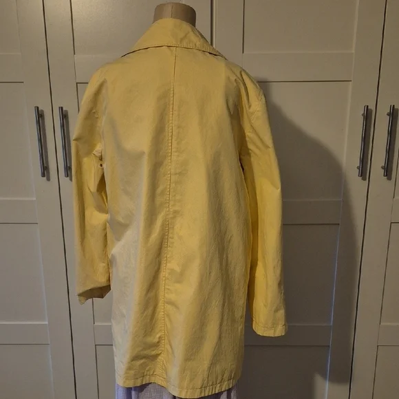 Andrea Viccaro Womens Sz Medium Floral Reversable Yellow Jacket - Picture 6 of 8